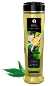 Массажное масло Organica с ароматом зеленого чая - 240 мл. - 0