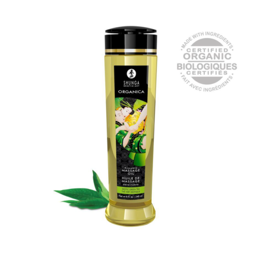 Массажное масло Organica с ароматом зеленого чая - 240 мл. - 1