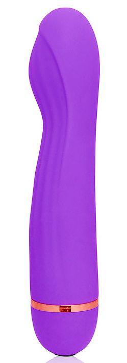 Фиолетовый вибромассажер с 20 режимами вибрации - 13,5 см. - 0