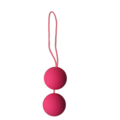 Розовые вагинальные шарики BALLS на шнурке - 0