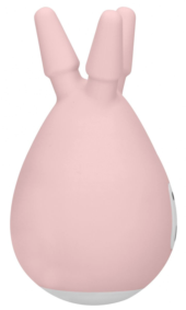 Розовый клиторальный стимулятор Luscious с тремя отростками - 1