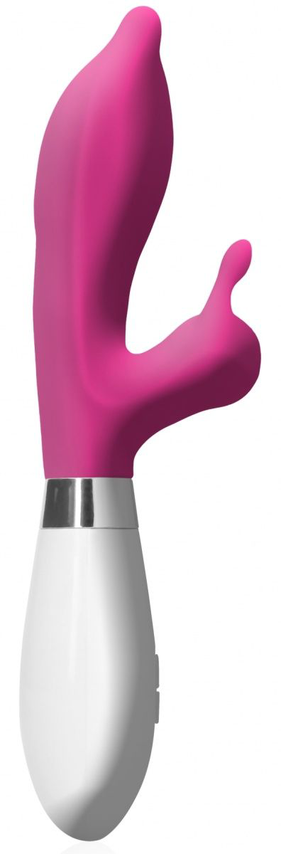 Розовый вибратор-кролик Adonis - 21,5 см. - 0