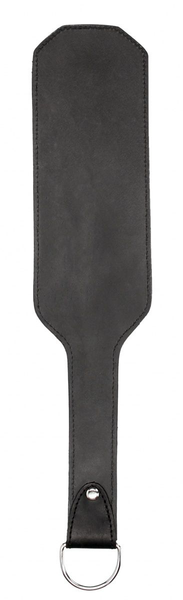 Черная шлепалка Leather Vampire Paddle - 41 см. - 1