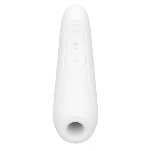 Белый вакуум-волновой стимулятор Satisfyer Curvy 1+ - 0