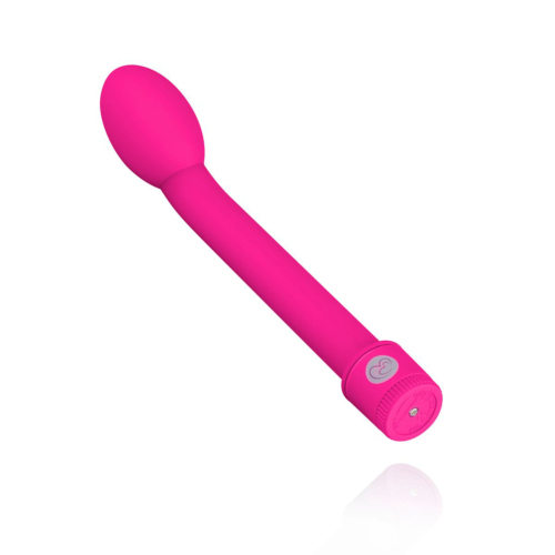 Розовый вибратор для точки G Easytoys G-Spot Vibrator - 21 см. - 1
