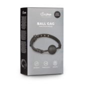 Черный кляп-шар Easytoys Ball Gag With Silicone Ball - 2