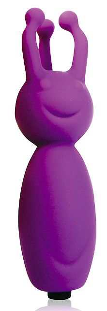 Фиолетовый фантазийный клиторальный стимулятор - 8,5 см. - 0