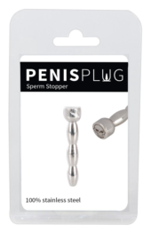 Металлический уретральный плаг Penis Plug Sperm Stopper Skull - 1