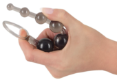 Дымчатая анальная цепочка Anal Beads - 20,5 см. - 3