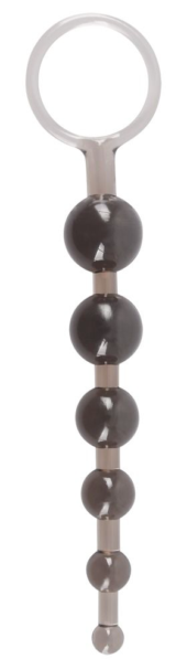 Дымчатая анальная цепочка Anal Beads - 20,5 см. - 0