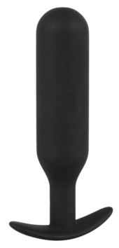 Черная утяжеленная анальная пробка Anal Trainer Medium - 18 см. - 0