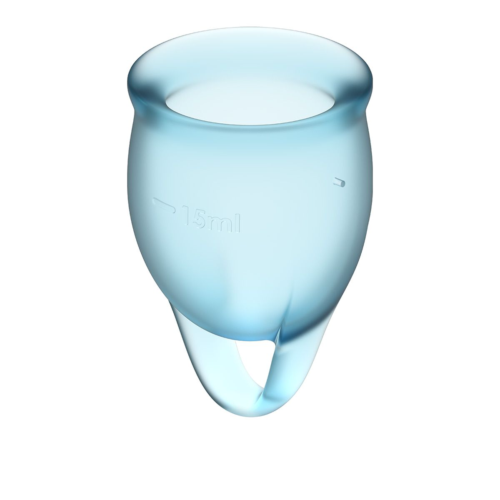 Набор голубых менструальных чаш Feel confident Menstrual Cup - 1
