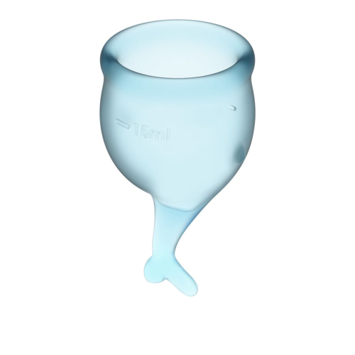 Набор голубых менструальных чаш Feel secure Menstrual Cup - 1