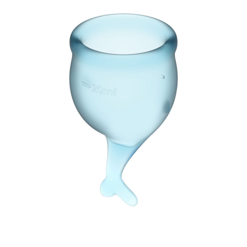 Набор голубых менструальных чаш Feel secure Menstrual Cup - 2