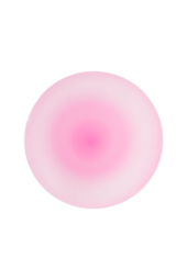 Розовая, светящаяся в темноте анальная втулка Cain Glow - 10 см. - 3