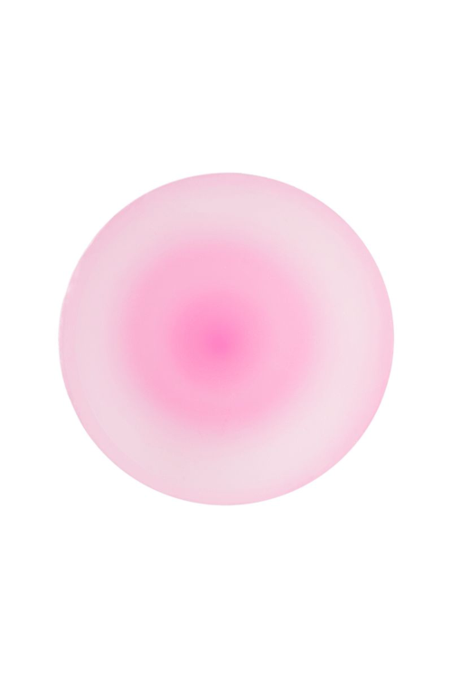Розовая, светящаяся в темноте анальная втулка Cain Glow - 10 см. - 3