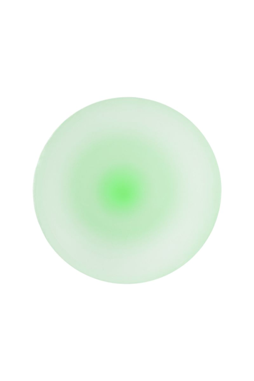 Зеленая, светящаяся в темноте анальная втулка Mortimer Glow - 12,5 см. - 3