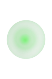 Зеленая, светящаяся в темноте анальная втулка Victor Glow - 10 см. - 3