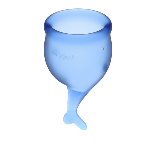 Набор синих менструальных чаш Feel secure Menstrual Cup - 1