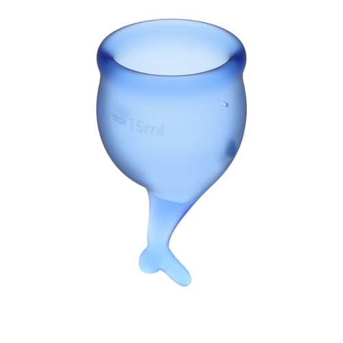Набор синих менструальных чаш Feel secure Menstrual Cup - 2