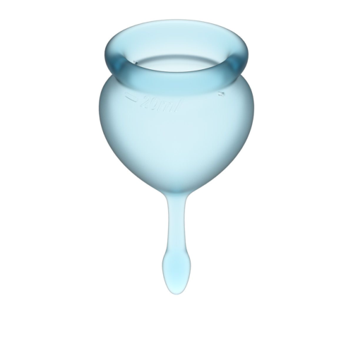 Набор голубых менструальных чаш Feel good Menstrual Cup - 2