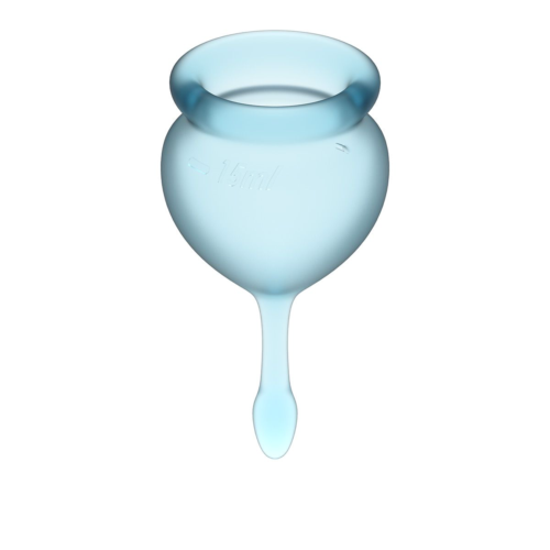 Набор голубых менструальных чаш Feel good Menstrual Cup - 1
