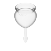 Набор прозрачных менструальных чаш Feel good Menstrual Cup - 2