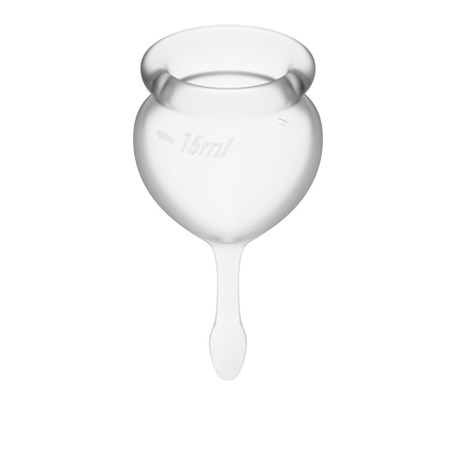 Набор прозрачных менструальных чаш Feel good Menstrual Cup - 1
