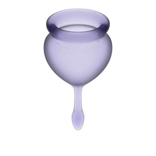 Набор фиолетовых менструальных чаш Feel good Menstrual Cup - 2