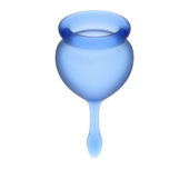 Набор синих менструальных чаш Feel good Menstrual Cup - 1