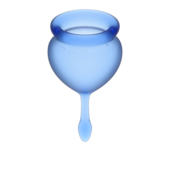 Набор синих менструальных чаш Feel good Menstrual Cup - 2