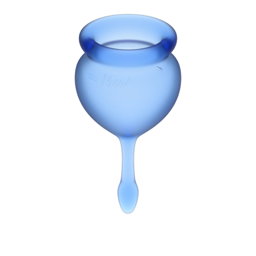 Набор синих менструальных чаш Feel good Menstrual Cup - 1