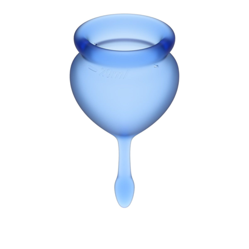 Набор синих менструальных чаш Feel good Menstrual Cup - 2