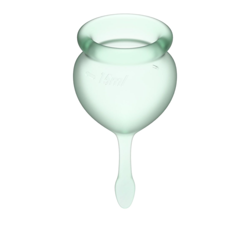 Набор зеленых менструальных чаш Feel good Menstrual Cup - 1