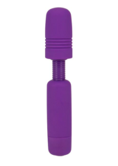 Фиолетовый мини-вибратор POWER TIP JR MASSAGE WAND - 0