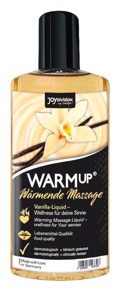 Массажное масло с ароматом ванили WARMup vanilla - 150 мл. - 0