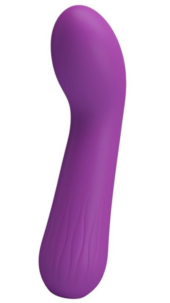 Фиолетовый гнущийся вибратор Faun - 15 см. - 0