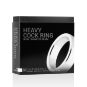 Серебристое эрекционное кольцо Heavy Cock Ring Size S - 1