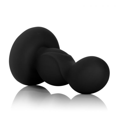 Черный анальный стимулятор Silicone Back End Play - 10,75 см. - 1