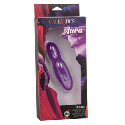 Фиолетовый вибромассажер Aura Teaser - 1