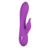 Фиолетовый вибратор-кролик Valley Vamp - 21,5 см. - 0