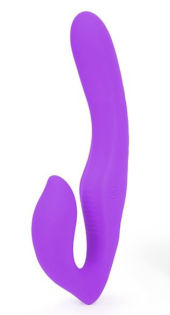 Фиолетовый безремневой страпон NAMI - 0