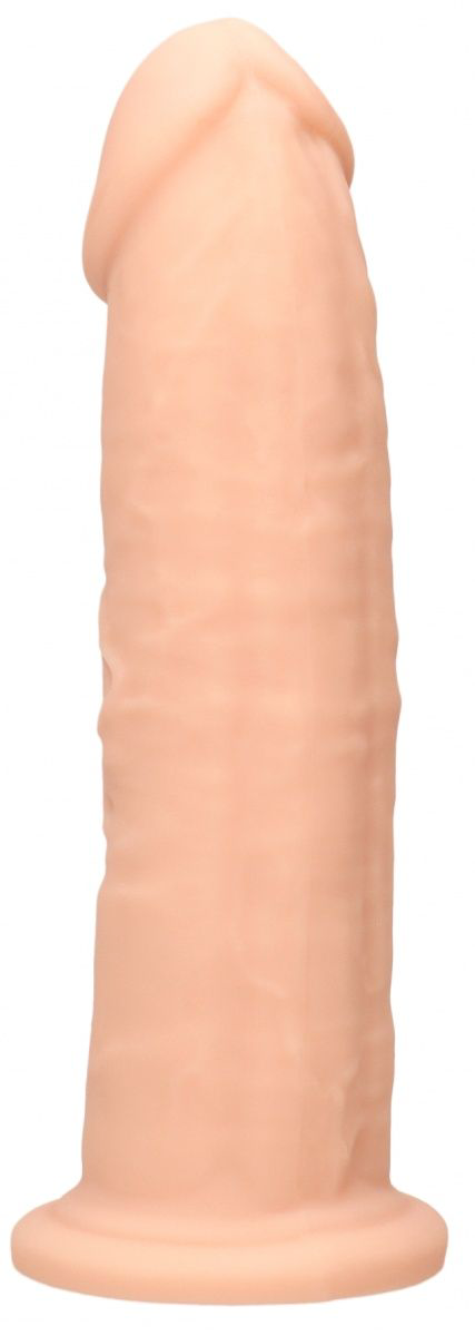 Телесный фаллоимитатор без мошонки Silicone Dildo Without Balls - 22,8 см. - 0