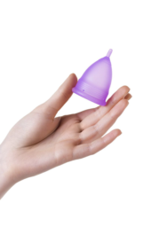 Фиолетовая менструальная чаша Lila L - 5