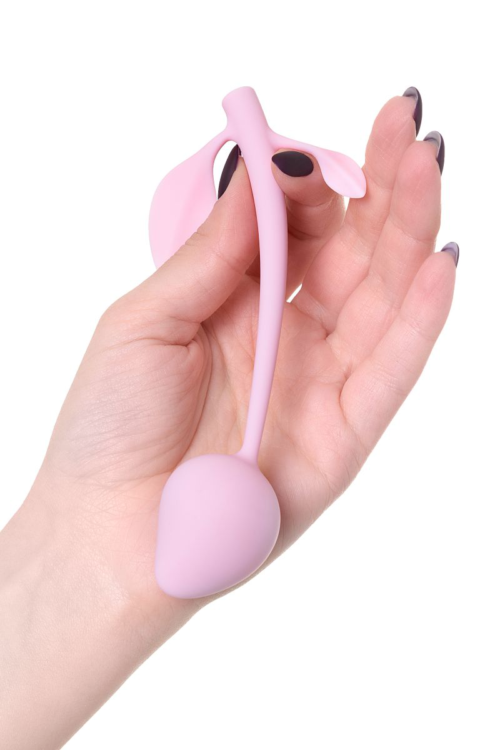 Розовый вагинальный шарик BERRY - 3