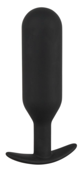 Черная анальная пробка с утяжелением Anal Trainer Large - 17,5 см. - 0