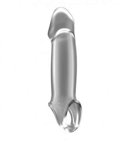 Прозрачная насадка с подхватом Stretchy Penis Extension No.33 - 0