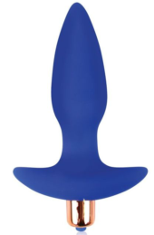 Синяя коническая анальная пробка Sweet Toys - 10,5 см. - 0