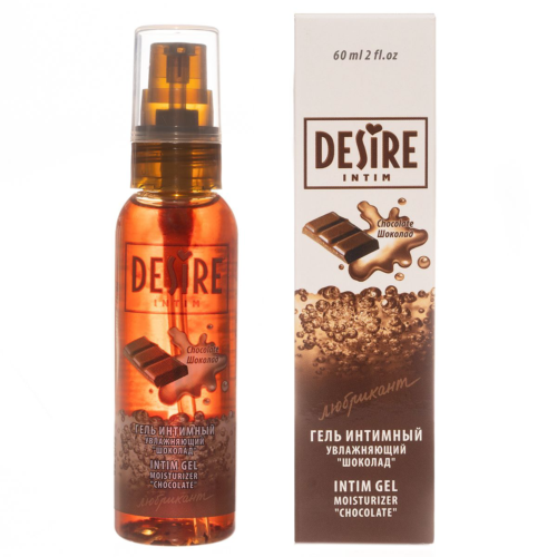 Интимный гель-лубрикант DESIRE с ароматом шоколада - 60 мл. - 0