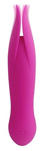 Розовый клиторальный вибростимулятор LITTLE SECRET - 16,5 см. - 0